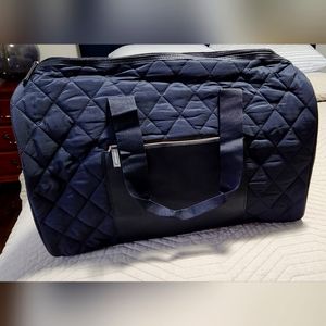 SALE - Quilted Weekender, Navy, NEW